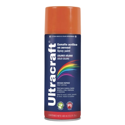 Pintura En Spray 400 Ml Naranja Truper 40036