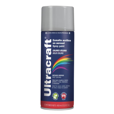 Pintura En Spray 400 Ml Plata Truper 40023