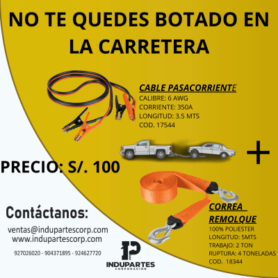 KIT DE EMERGENCIA PARA AUTOMOVIL
