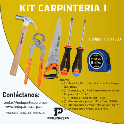 KIT DE CARPINTERIA I