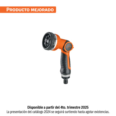 Pistola Para Riego De 8 Funciones Plástica Truper 17479