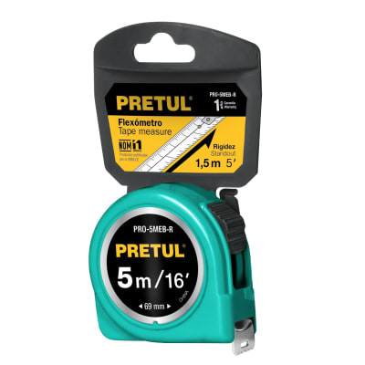 Wincha Verde 5 Mts Cinta 19 Mm Pretul 21612