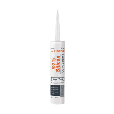 Silicona Negra 280ml al 100% Uso general Truper 175611