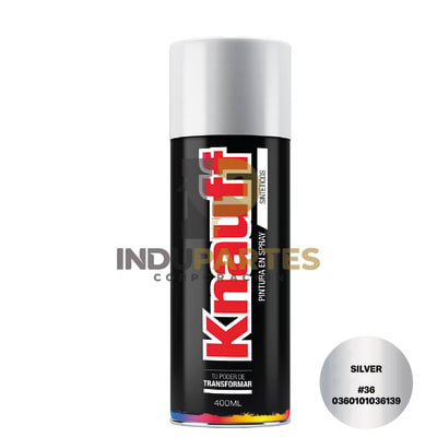 Pintura Spray Sintético Plata Silver #36 Knauff1