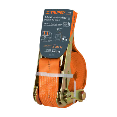 Sujetadores Con Ratchet, Carga pesada 6000 Kg1