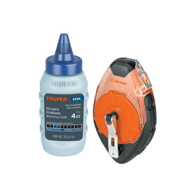 Tiralíneas Profesional Plástico 30M/100 Pies C/Gis Truper 18575