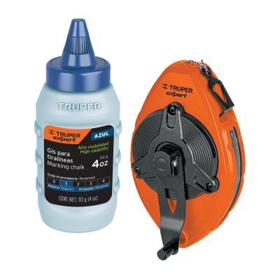 Tiralíneas Metalico 30M/100 Pies C/Gis Truper 185791