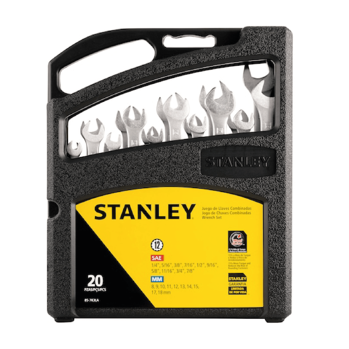 Juego De Llaves Combinadas De 20 Piezas 85-783 Stanley 0