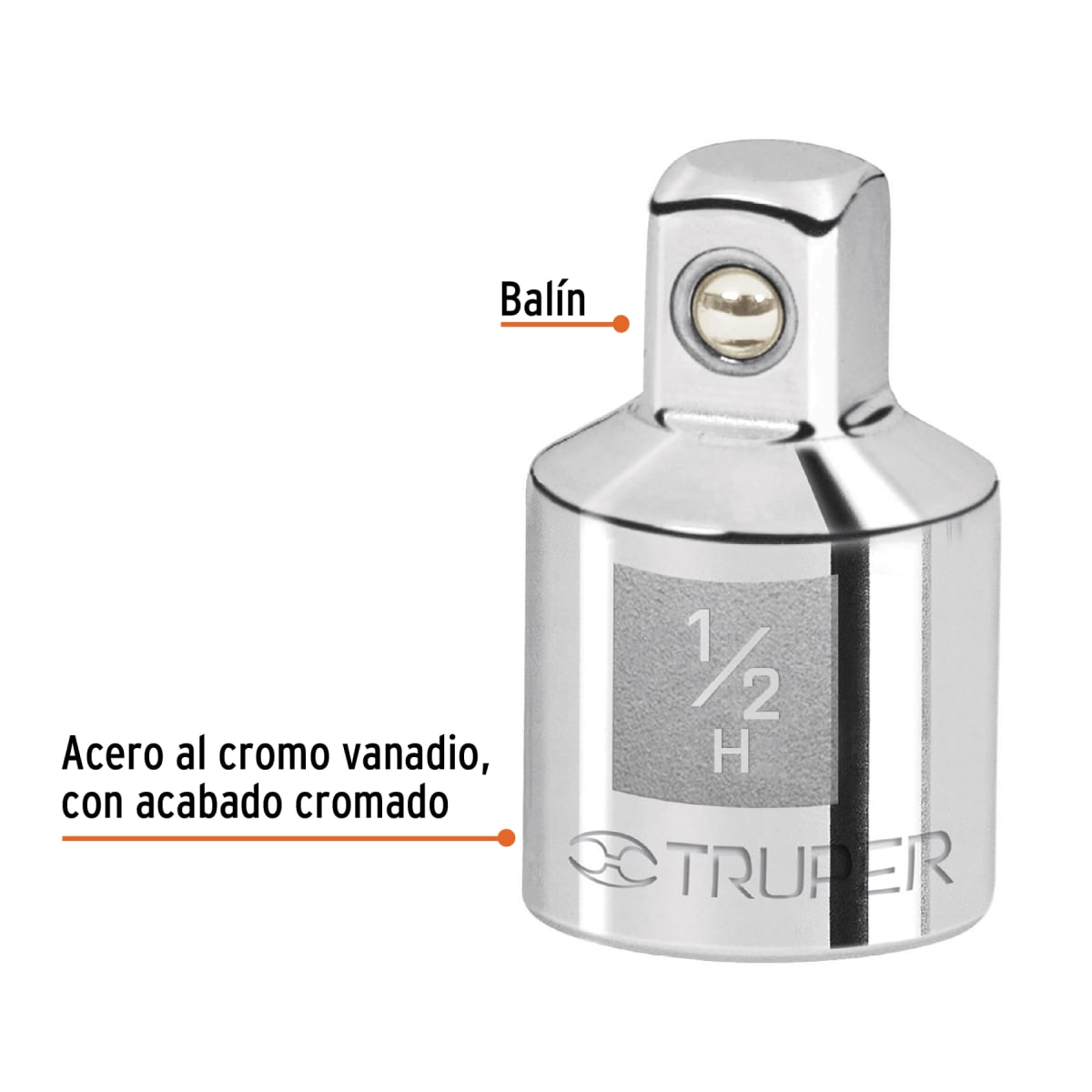 Adaptador Para Ratchet De Encastre 1/2