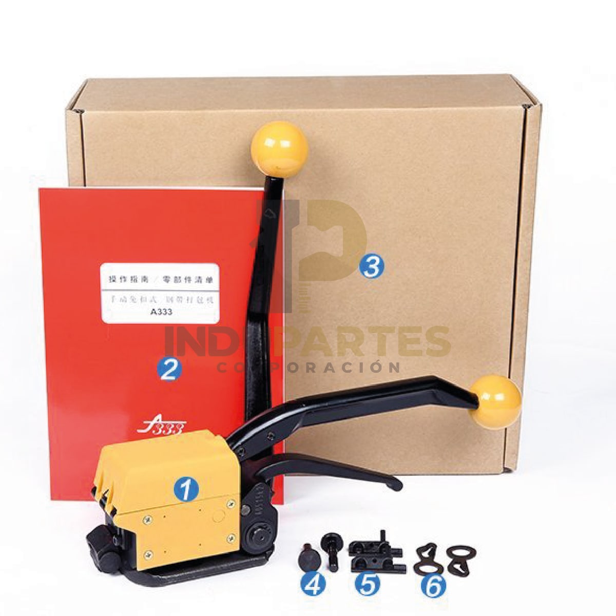 Enzunchadora Manual A333 Para zuncho Metalico3