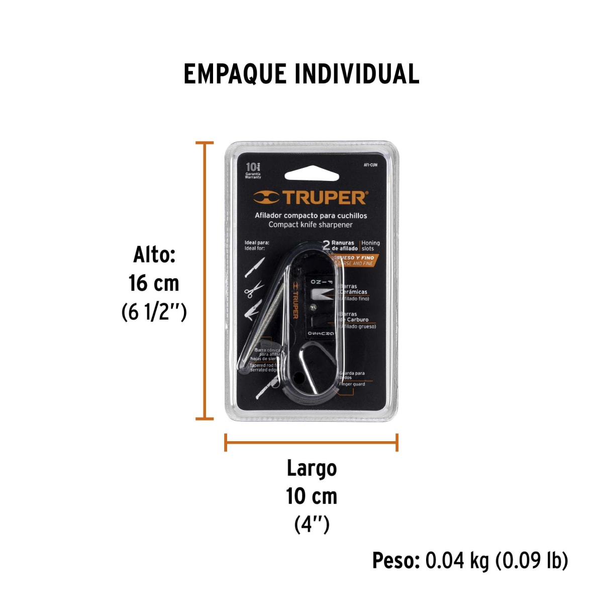 Mini Afilador de cuchillos Truper 140164