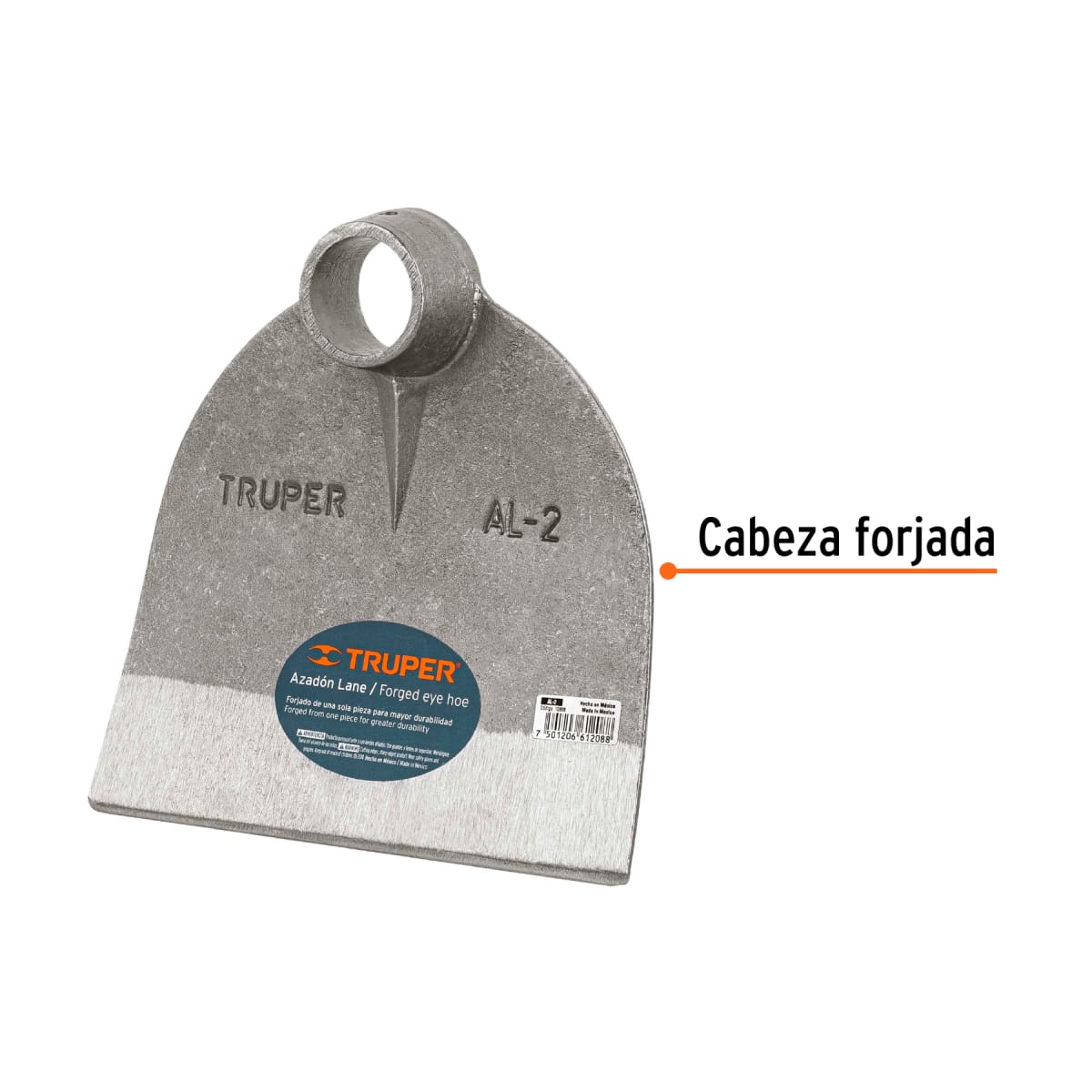 Azadón Lane # 2 De 2 lb (0.9 kg) Sin Mango Truper 106062