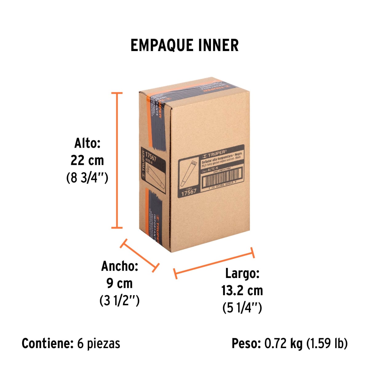 Silicona Negra rRTV Para Alta Temperatura Truper 175672