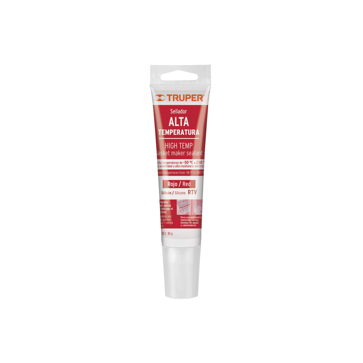Silicona Roja RTV Para Alta Temperatura Truper 17566 0