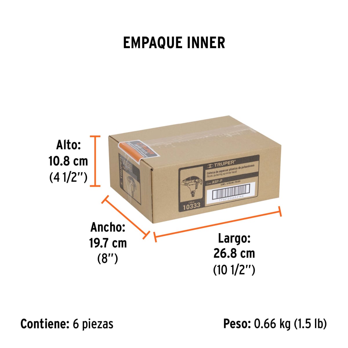 Aspersor Plástico S/Estaca 11