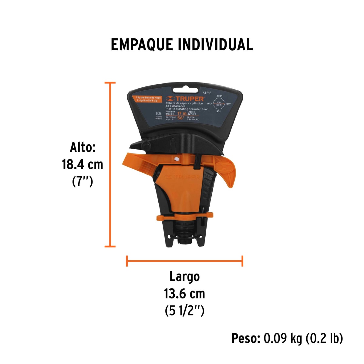 Aspersor Plástico S/Estaca 11