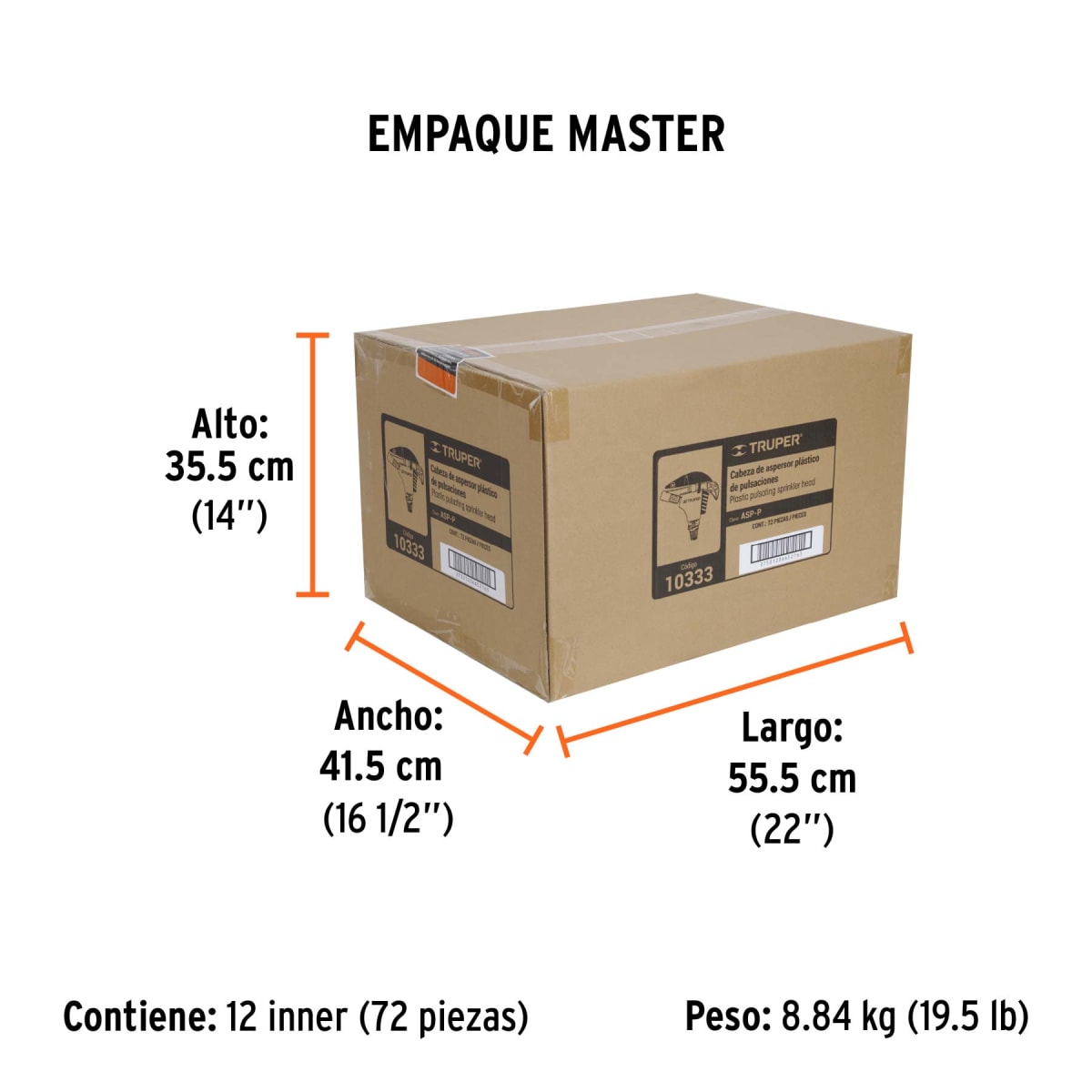 Aspersor Plástico S/Estaca 11