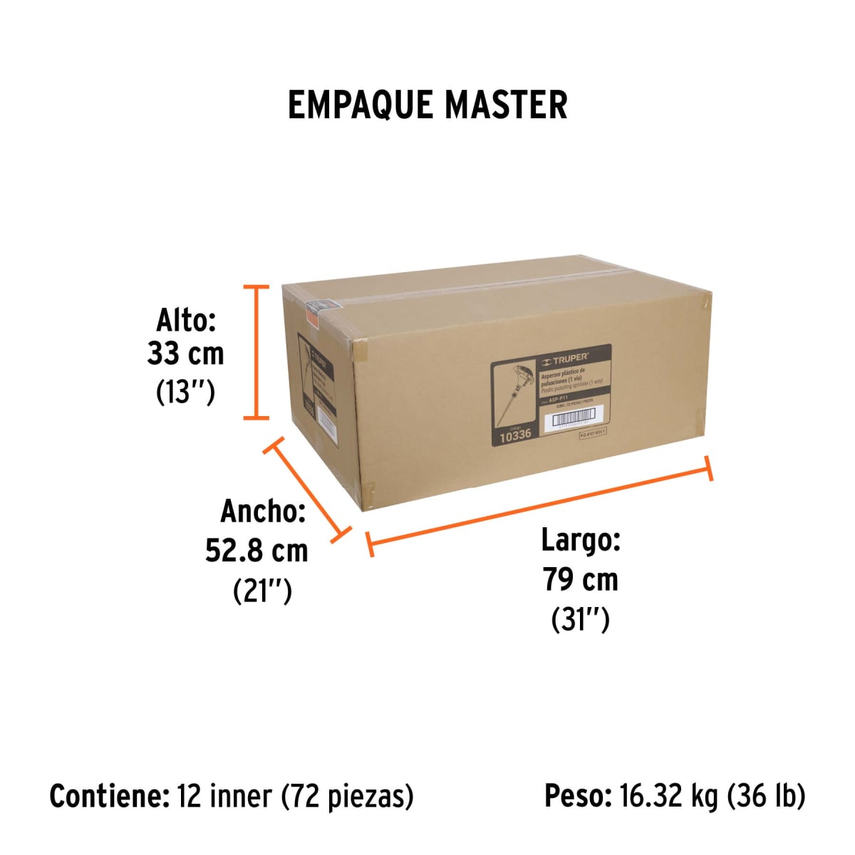 Aspersor Plástico C/Estaca 11