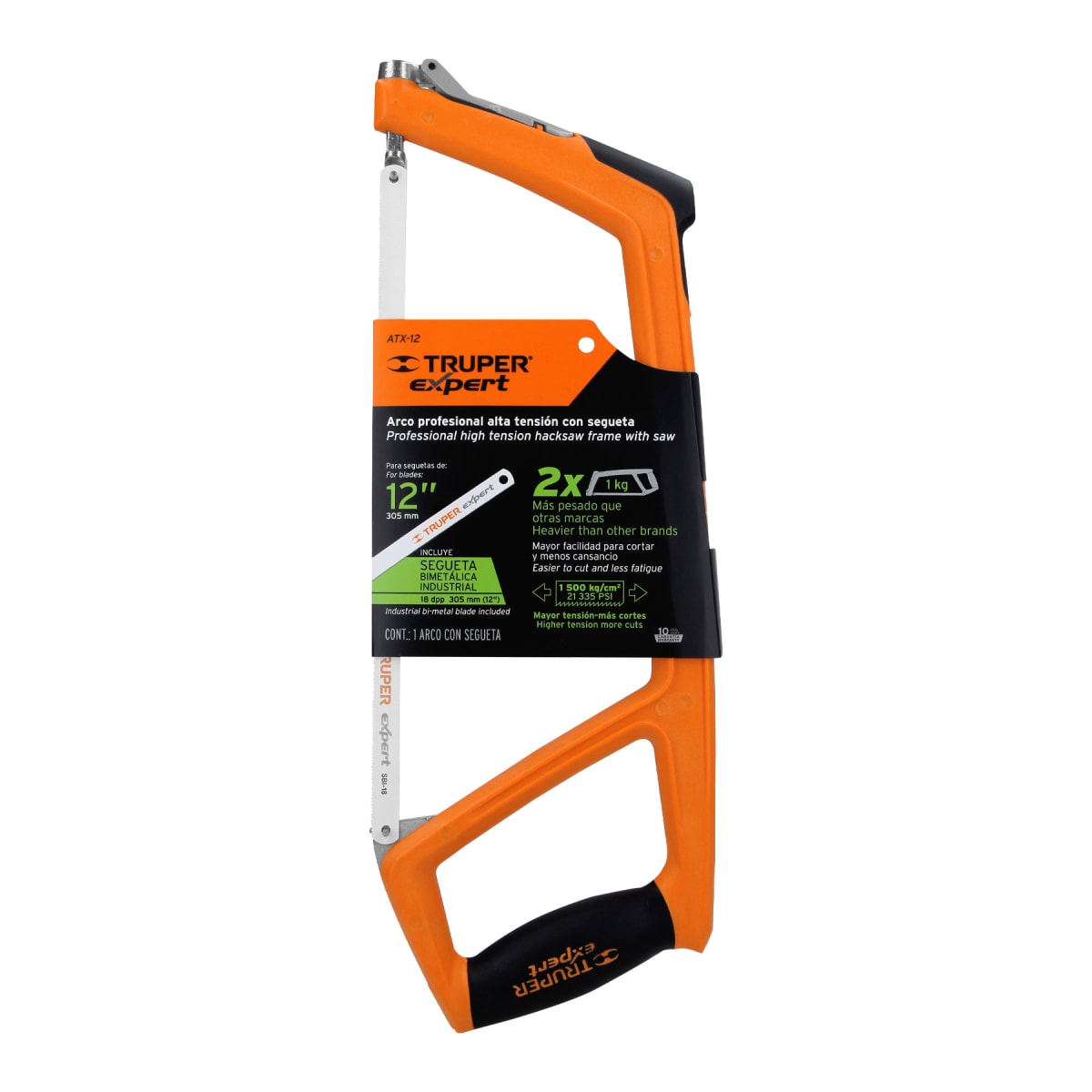Arco De Sierra Extra Pesada Tubular 12