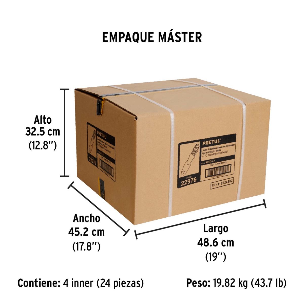 Juego De Herramientas 6 Piezas Pretul 229766