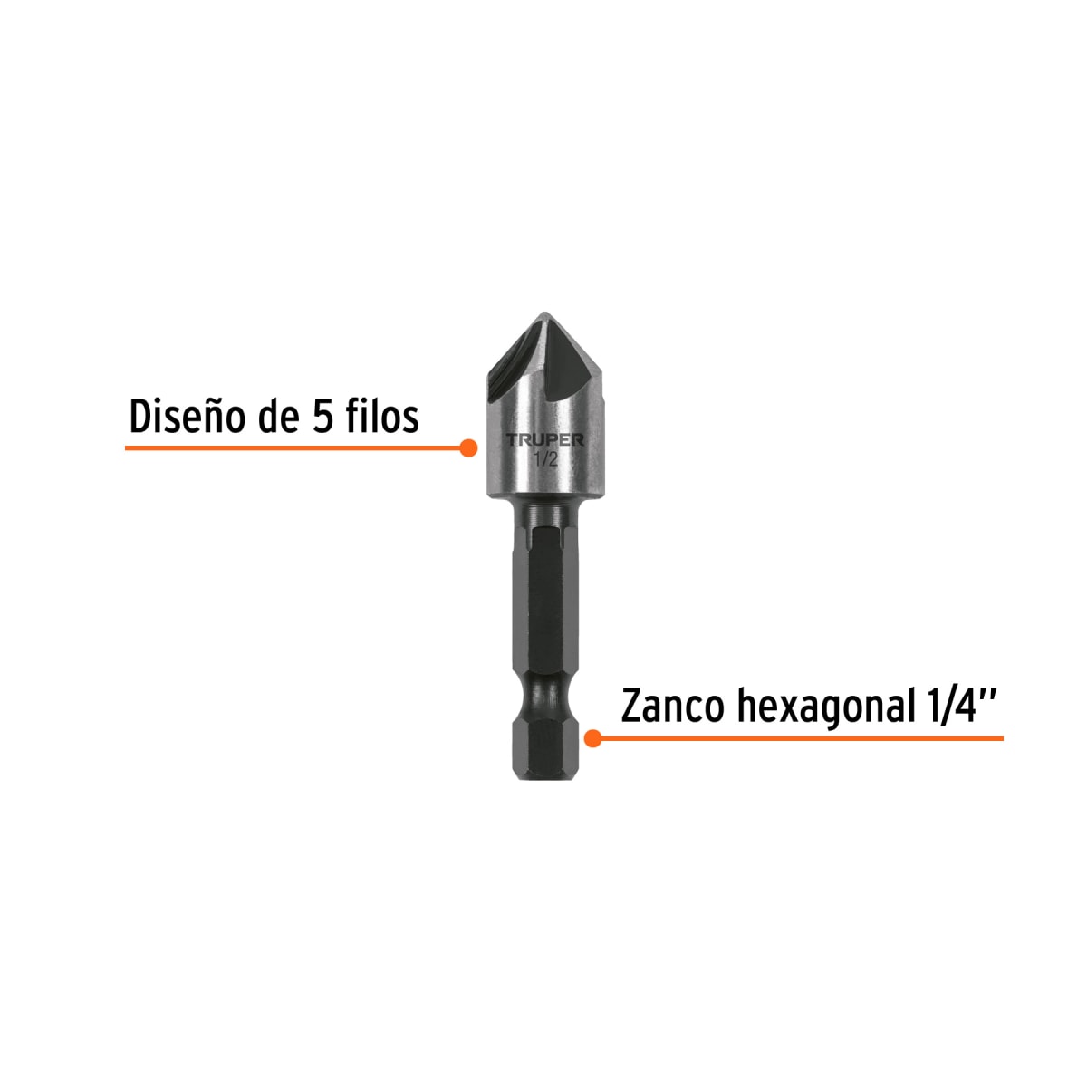 Broca Avellanadora HSS 1/4