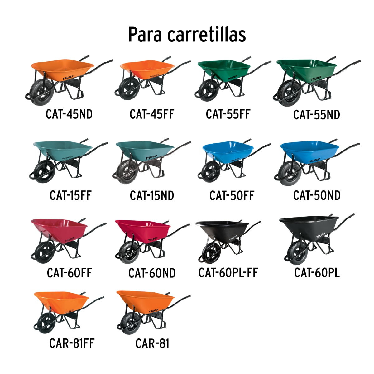 Nariz para bastidor de carretilla 3 componentes, cal 16 Truper2