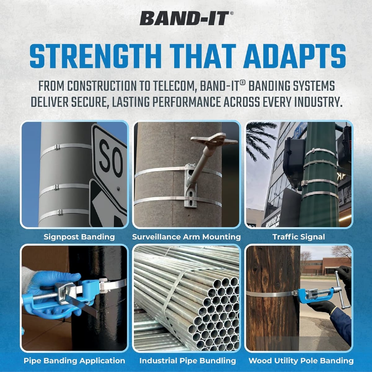Enzunchadora Manual Band-it Para Fleje Metalico 1/4