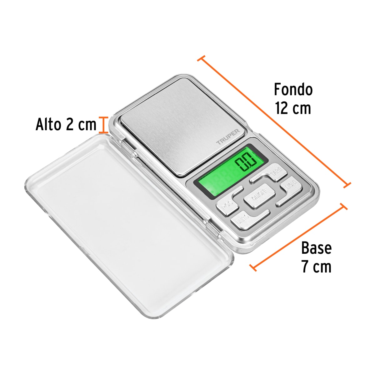 Balanza Electrónica De bolsillo 500 Gramos Truper 1007863