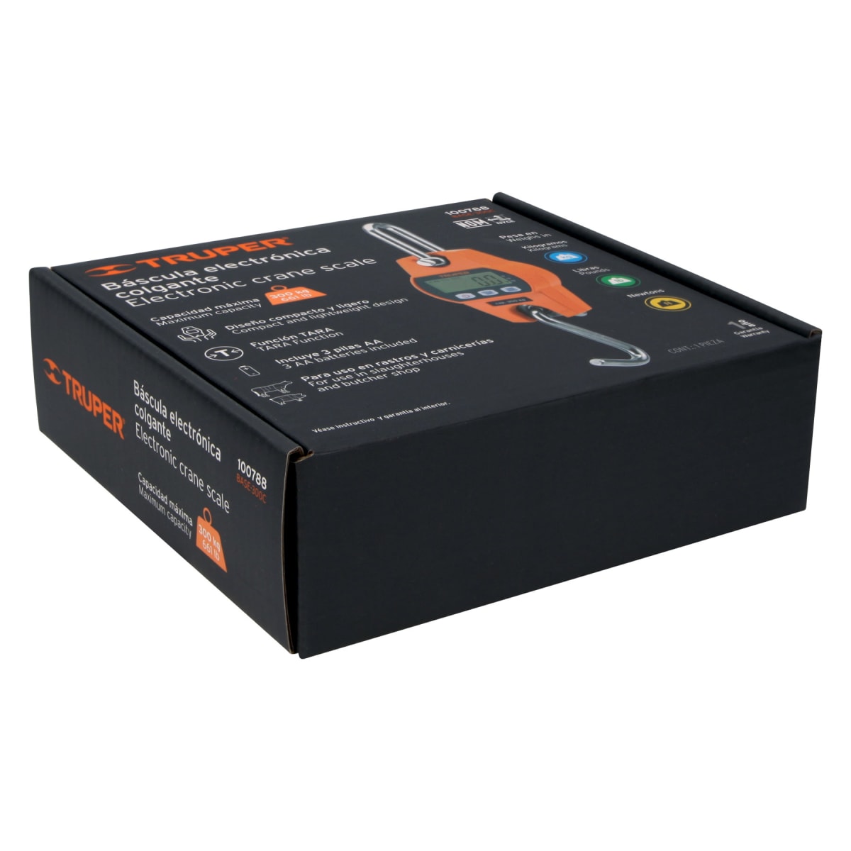 Balanza Electrónica Colgante 300 Kg Truper 1007884