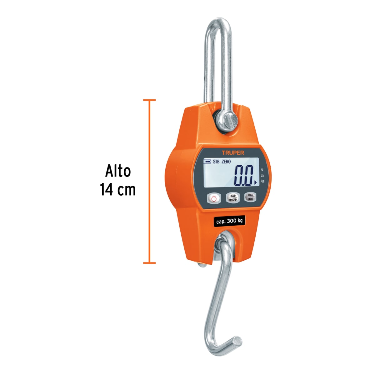 Balanza Electrónica Colgante 300 Kg Truper 1007883