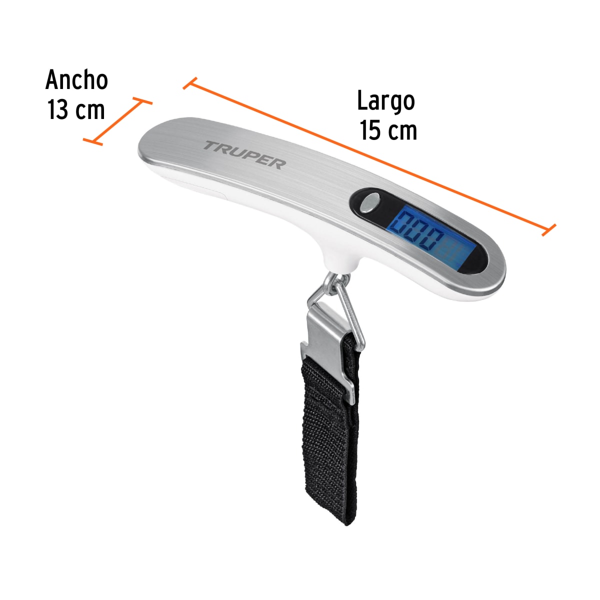 Balanza Electrónica Para Maleta 50 kg Truper 1007872