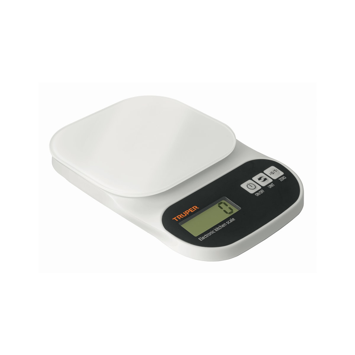 Balanza Digital para Cocina 5 kg Plato de Cristal Truper 15160 0