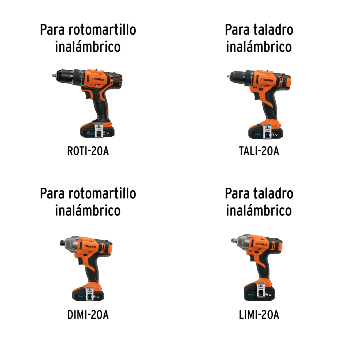 Batería ión Litio 18 V para TALI-18A2 y ROTI-18A2 Truper2