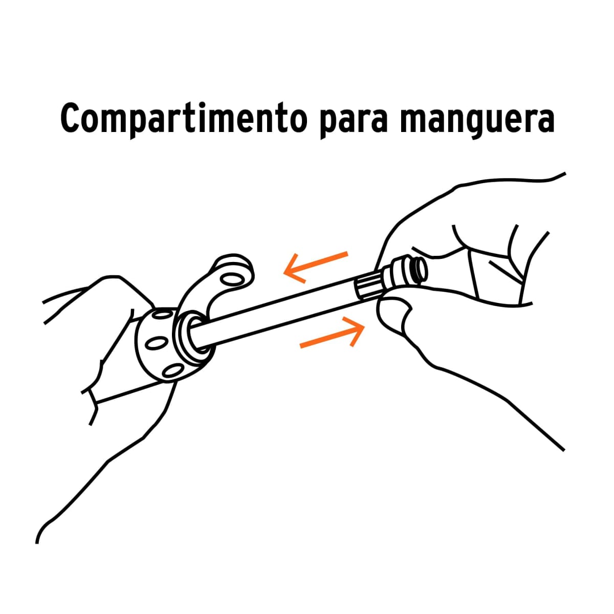 Mini inflador manual de aluminio para bicicleta, 75 psi Truper 119975