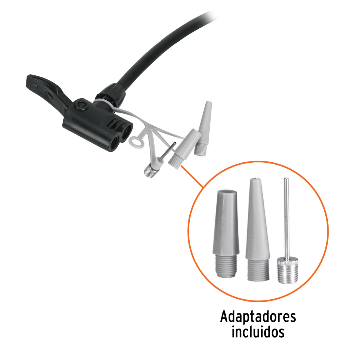 Inflador Para Neumáticos 100 PSI Truper 148634
