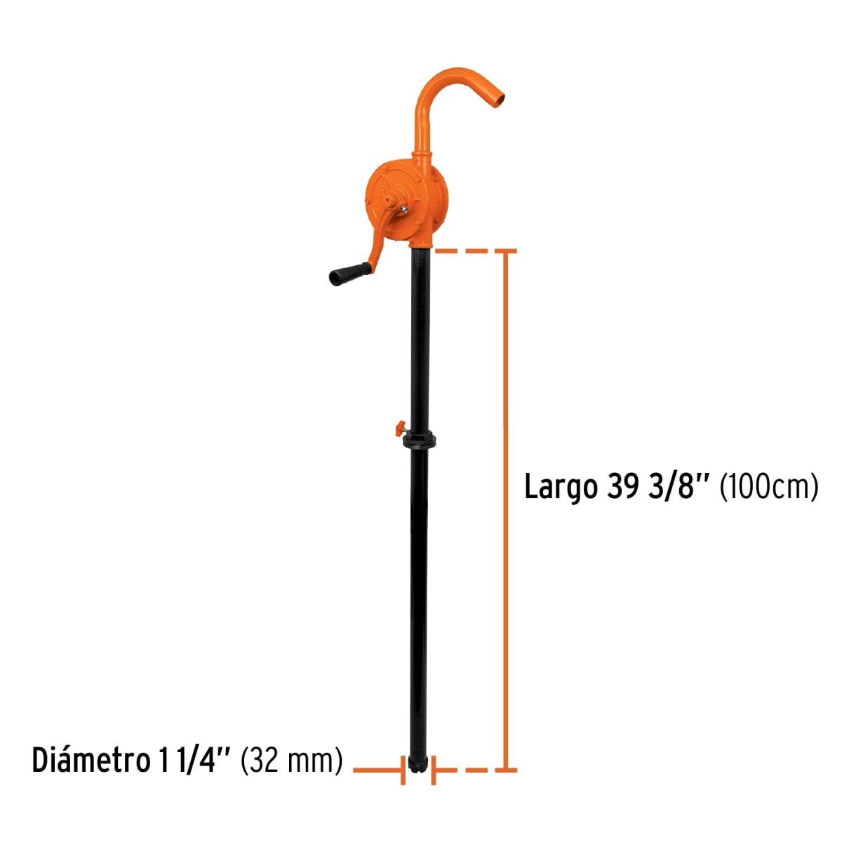 Bomba Extractora De Aceite Con Manivela Truper 100673