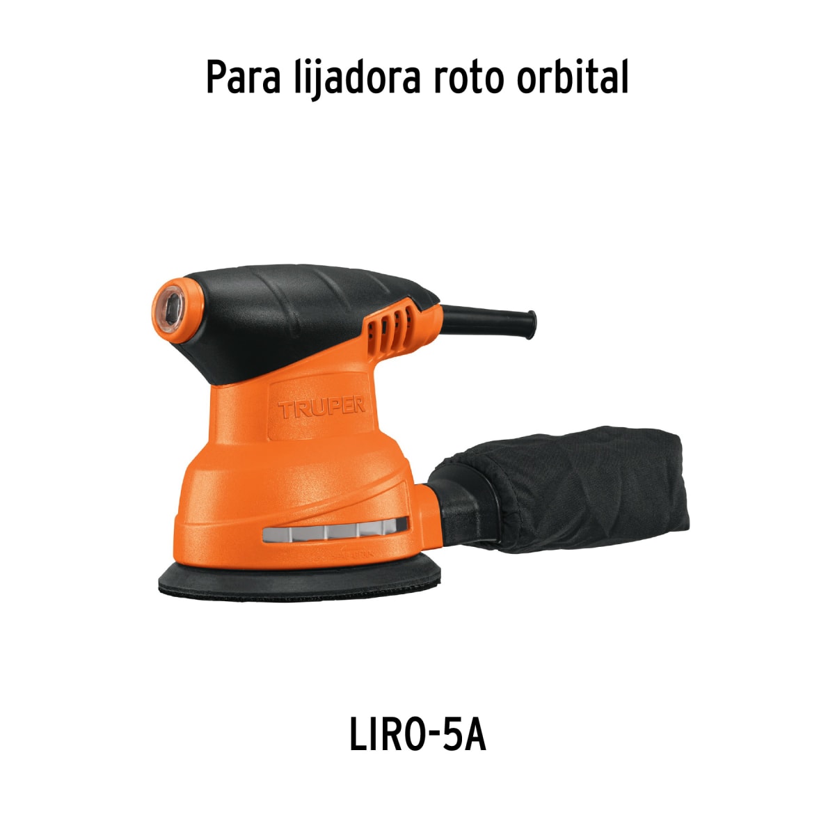 Bolsa Para Polvo Para Lijadora Roto Orbital LIRO-5A Truper 1019252