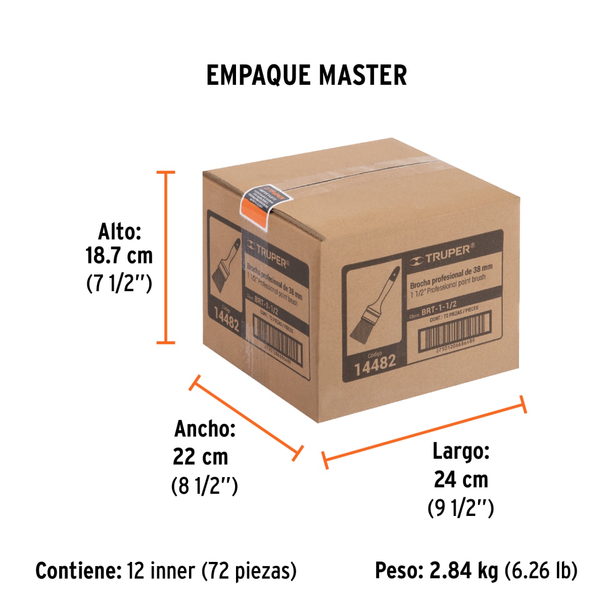 Brocha Profesional 1-1/2