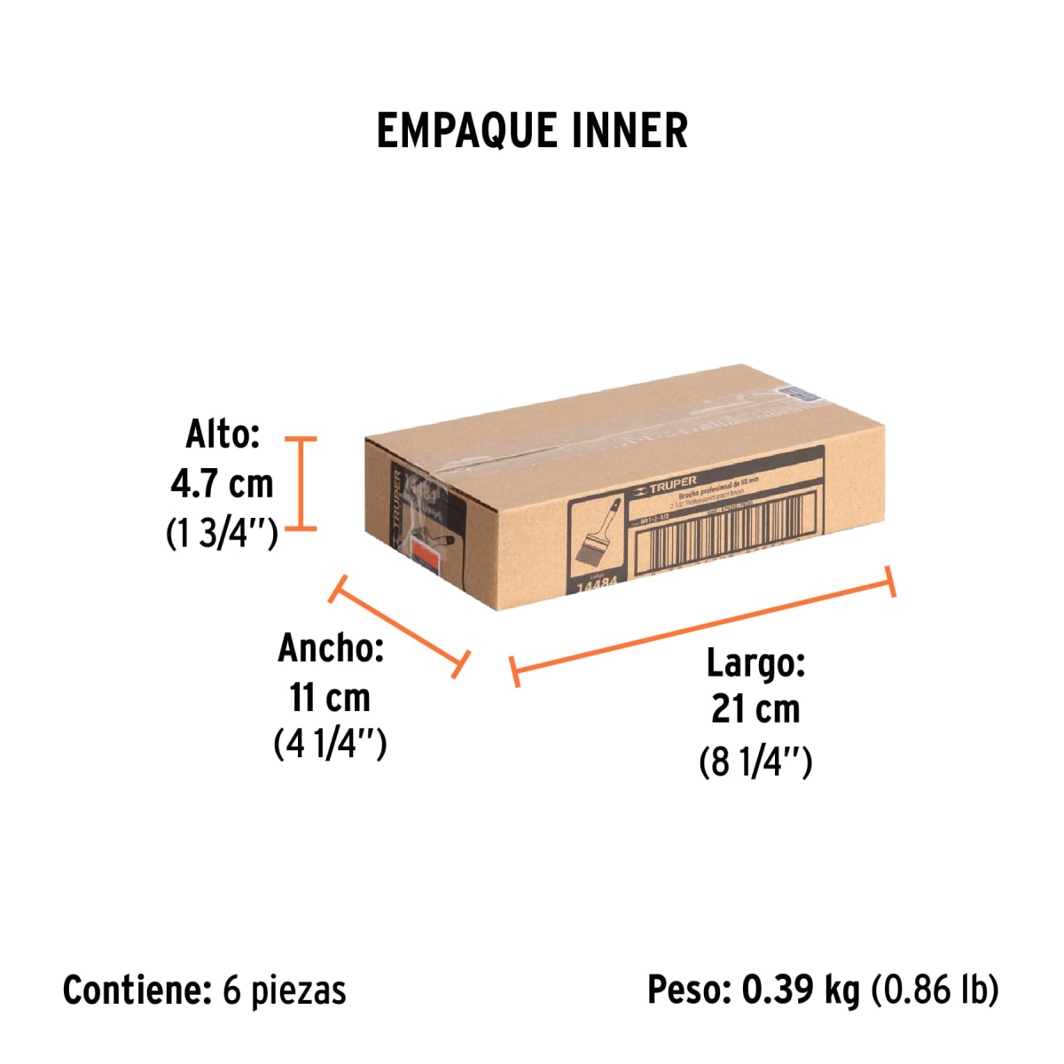 Brocha Profesional 2-1/2