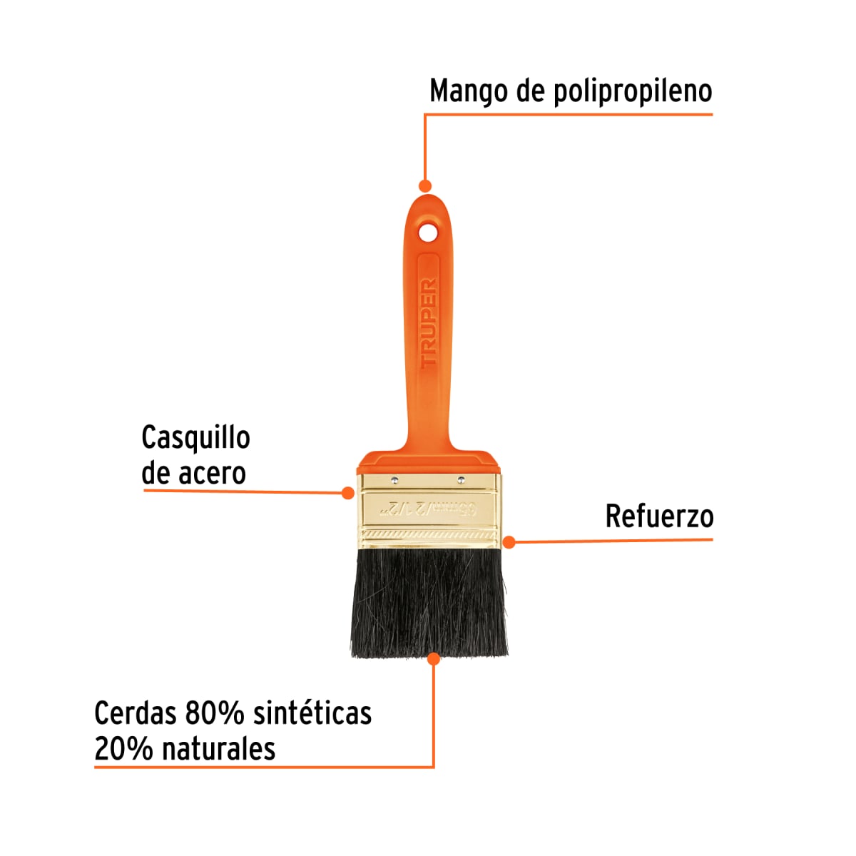 Brocha Profesional 2-1/2