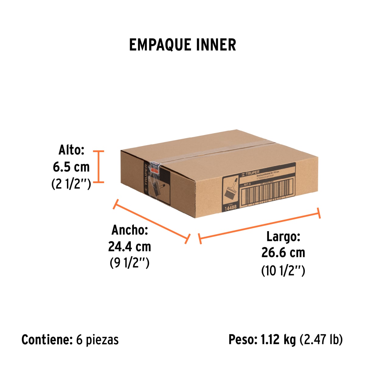 Brocha profesional usos generales5