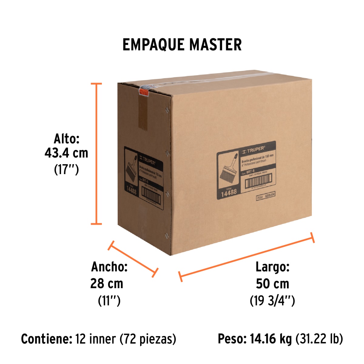 Brocha profesional usos generales6