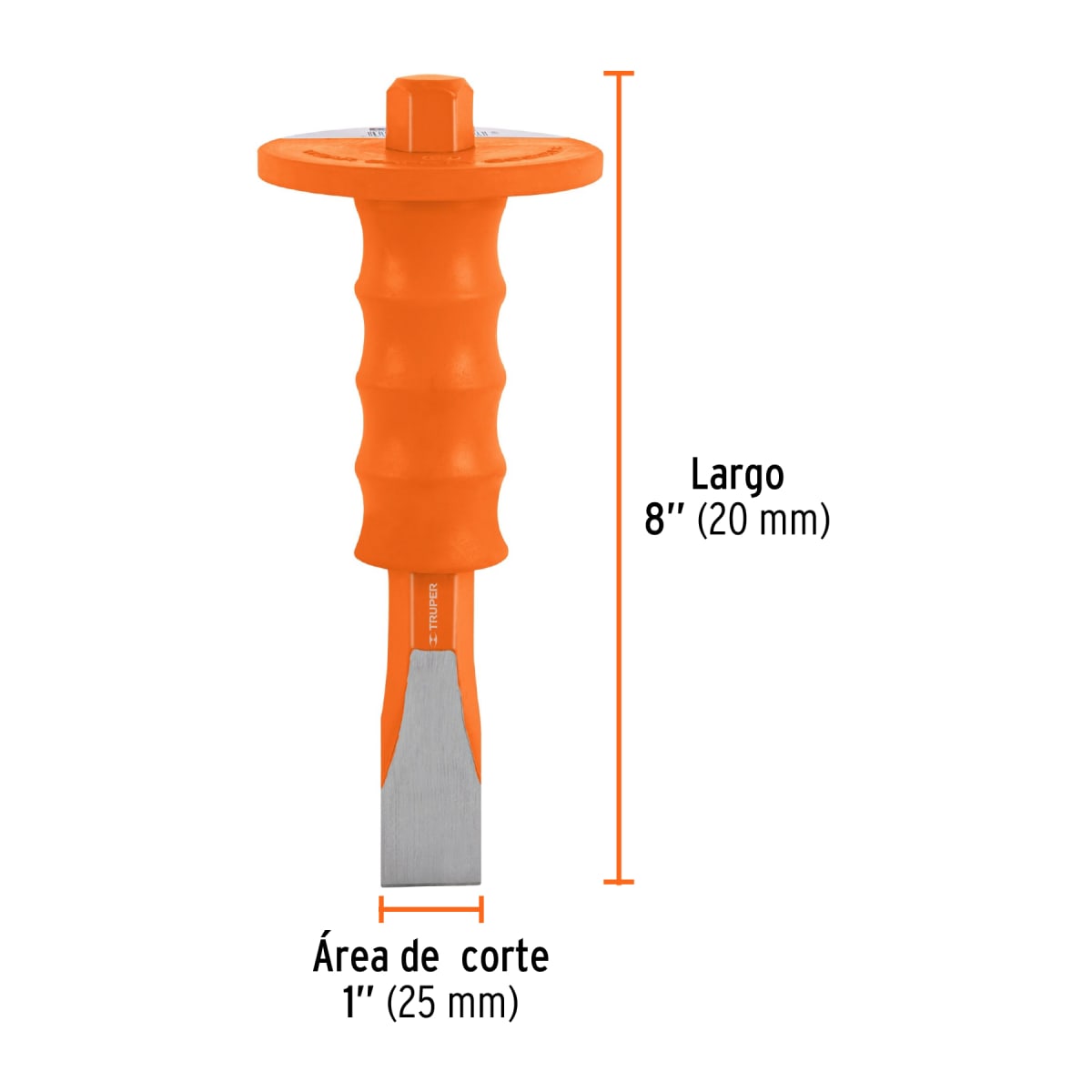 Cincel De Corte Frío Con Grip 1 X 8