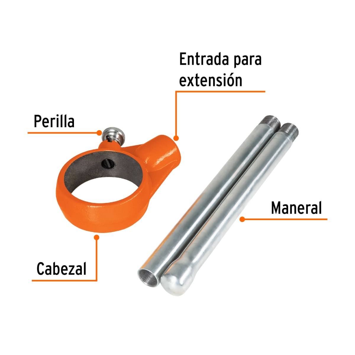 Cabezal para dado para tarrajas 1/2 hasta 2' Truper Expert Truper2