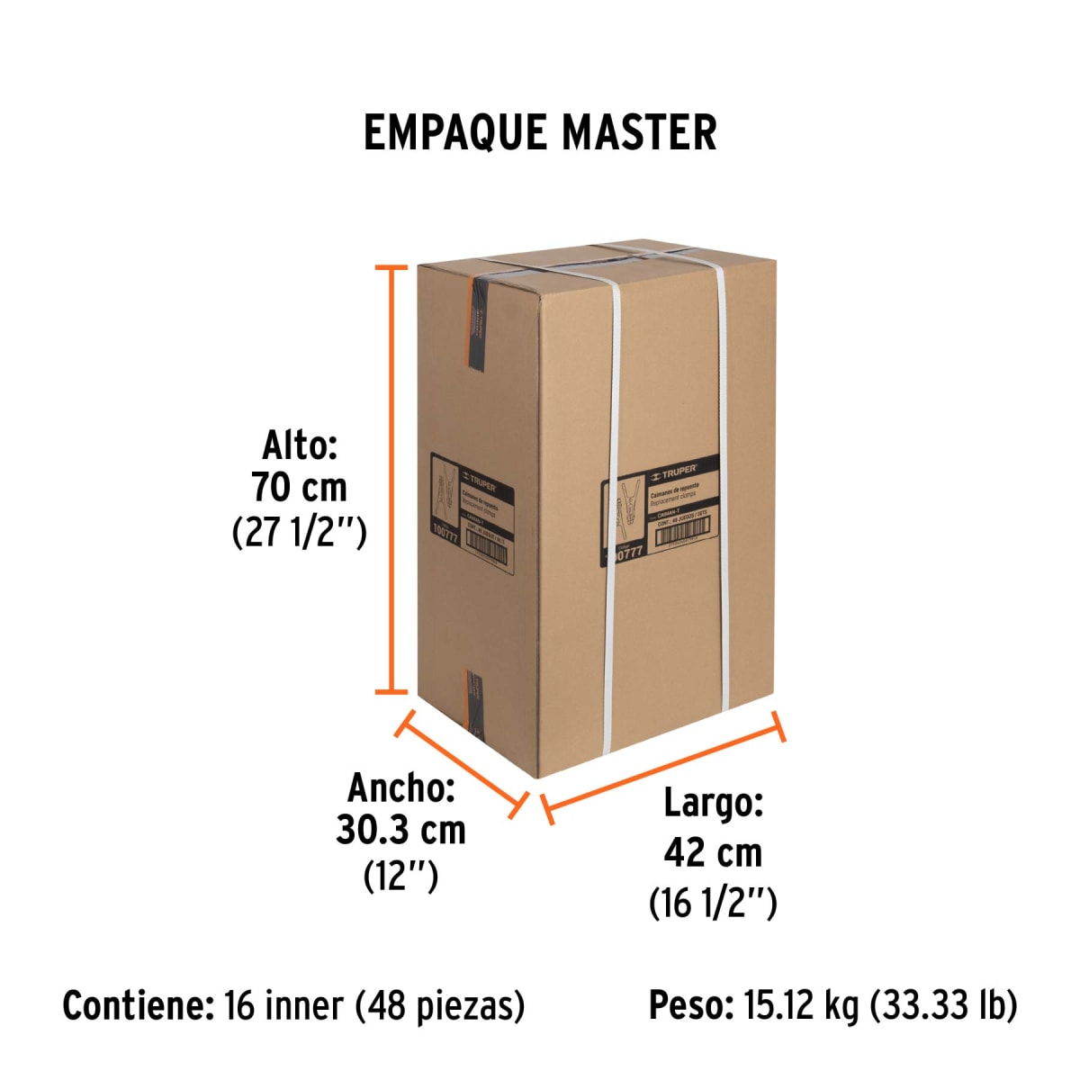 Pinzas Cocodrilo Para Cable De Batería 400 Amp Truper 1007777