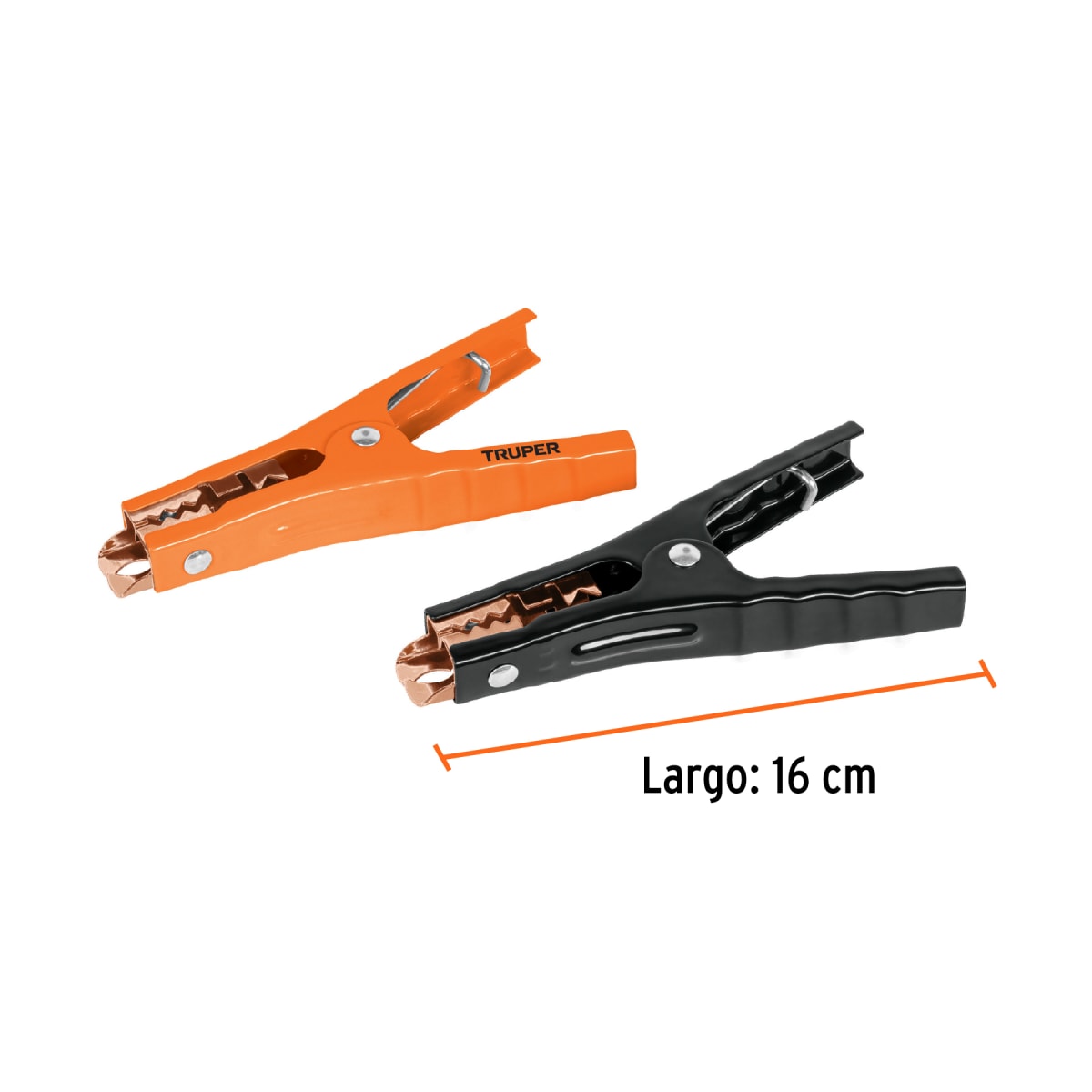 Pinzas Cocodrilo Para Cable De Batería 400 Amp Truper 1007772