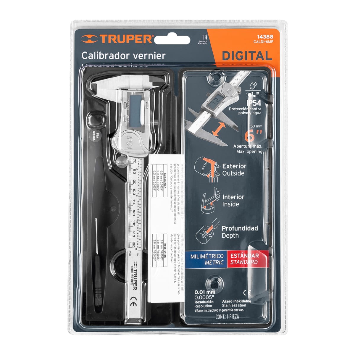 Calibrador Vernier Digital 6