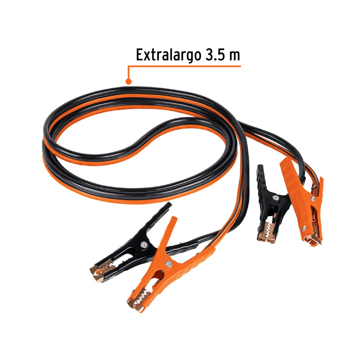 Cables Pasa Corriente De Bateria 6 AWG 3.5 Mts Con Funda Truper 175442