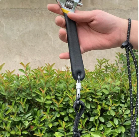 Cuerda Para Herramientas Manuales Tipo Elástico  Con Mosquetón 3 kg4