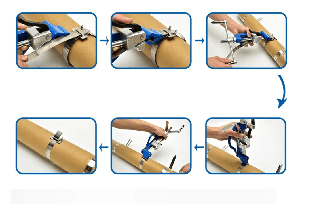 Enzunchadora Manual Tipo Bandit Para Zuncho Metalico 1/4